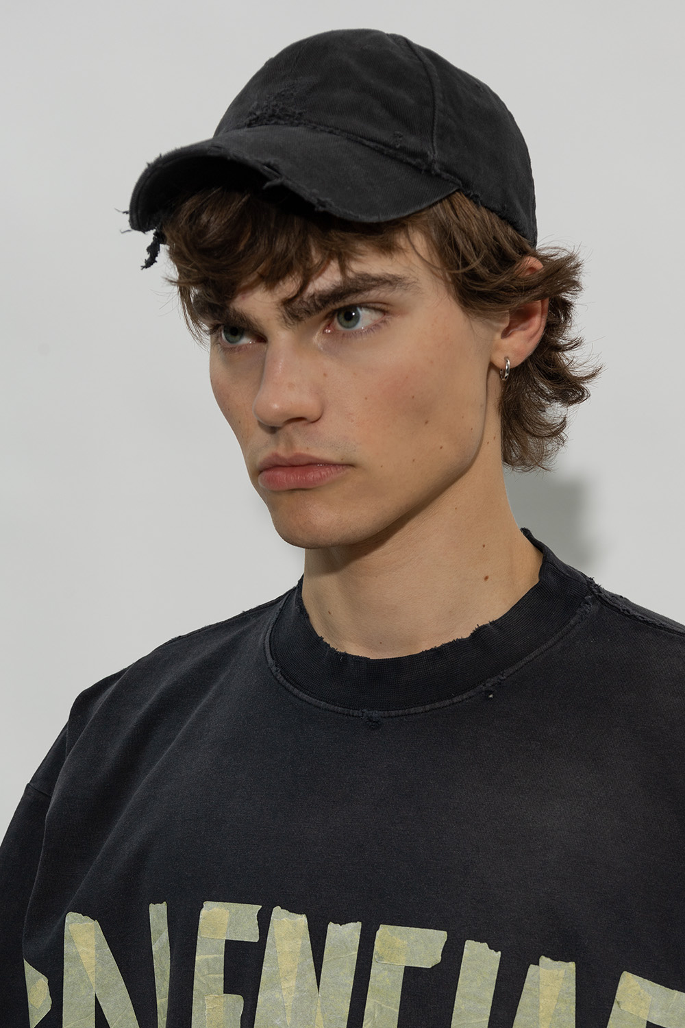 Big D™ End Cap - Black Baseball cap Balenciaga